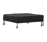Housse de table imperméable - vidaXL - Noir - 72x72x15 cm - Tissu imperméable - Utilisation intérieure et extérieure