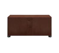 Housse de table rectangulaire imperméable et anti-UV, résistante à la neige pour meubles d'extérieur, patio, cubes, 200 x 200 x 85 cm, marron