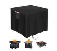 Housse de table rectangulaire pour brasero - Protection contre le vent et les intempéries | Barrière de protection pour toutes les saisons pour jardin, terrasse