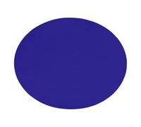 Housse de table ronde réglable pour tables de 91,4 à 122 cm, tapis de jeu en feutre de cachemire avec bord élastique, protection imperméable pour meubles d'extérieur en rouge, vert, noir, bleu (bleu)