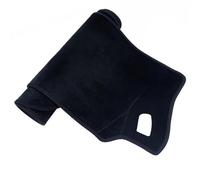 Housse de Tableau de Bord antidérapante, Pare-Soleil et Coussin pour Hyundai Sonata DN8 N Line 2020 2021 2022 (Conduite à Gauche/Flanelle Noire)