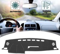 Housse De Tableau De Bord Pour Voiture Gris En Polyester Tapis Antidérapant Protecteur Pare-Soleil Pour Toyota Rav4 2013 2014 2015 2016 2017 2018