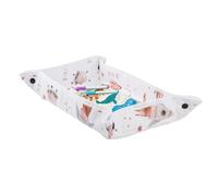 Housse de tablette d'avion | Portable imperméable avec motif cartoon et poche - Couvre-plateau de voyage pour enfant | Pour Jeux, Repas, Apprentissage, Activités, Voyage, Voiture, Table,
