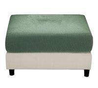 Housse de Tabouret Carrée Rectangulaire Housse de Pouf Ottomane Extensible Jacquard Velours Housses Ottomane Rangement de Protéger Repose-Pieds Housse Protection de Tabouret Pouf ( Color : #3 , Size :