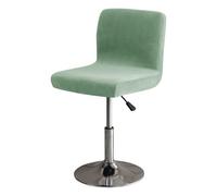 Housse De Tabouret De Bar À Dossier Court, Housse Tabouret De Bar Pivotant en Velours, Protecteur Chaise Cuisine Moderne, Lavable Décoration Maison Bureau Fête(Fruit Green,4PCS)