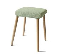 Housse de Tabouret de Chaise Housse de Siege Carré Extensible Housse de Tabouret Protection Couvre de Tabouret Housse pour Salle à Manger Bureau Hôtel Mariage ( Color : Light green , Size : 1 pièce )