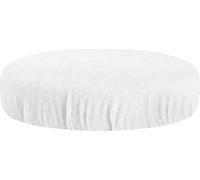 Housse de tabouret en éponge blanche