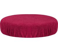 Housse de tabouret en éponge fuchsia