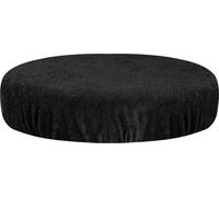 Housse de tabouret en éponge noire