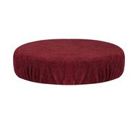 Housse de tabouret en tissu éponge Marron