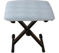 Housse De Tabouret Rectangulaire Extensible Imperméable ，Housses Universelles pour Tabourets De Changement De Chaussures Couverture De Tabouret De Piano(A-4#,40x30x4cm/16x12x2in)