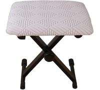 Housse De Tabouret Rectangulaire Extensible Imperméable ，Housses Universelles pour Tabourets De Changement De Chaussures Couverture De Tabouret De Piano(A-2#,40x30x4cm/16x12x2in)