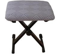 Housse De Tabouret Rectangulaire Extensible Imperméable ，Housses Universelles pour Tabourets De Changement De Chaussures Couverture De Tabouret De Piano(A-3#,40x30x4cm/16x12x2in)