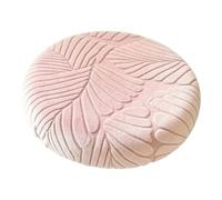 Housse de tabouret ronde élastique avec motif de grande feuille d'érable - élégante et extensible