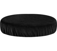 Housse de tabouret velours noir