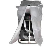 Housse de Tapis Course imperméable et Anti-poussière avec Cordon Serrage, idéale for l'intérieur l'extérieur Housse De Vélo d'exercice avec Cordon(Silver,117X97X168cm)
