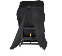 Housse de Tapis Course imperméable et Anti-poussière avec Cordon Serrage, idéale for l'intérieur l'extérieur Housse De Vélo d'exercice avec Cordon(Black,97x75x160cm)