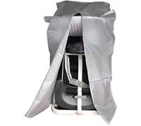 Housse de Tapis Course Pliable, Anti-poussière et imperméable, Tissu Oxford for Protection Solaire Housse De Vélo d'exercice avec Cordon(Silver,97x75x160cm)