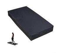Housse de tapis de course en tissu Oxford 210D/420D imperméable et anti-usure pour équipement de sport, 140 x 71 x 15 cm, noir/gris (noir 420D)