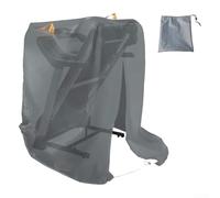 Housse de tapis de course imperméable en tissu Oxford à double couture et fermeture éclair sécurisée, conçue pour une protection fiable contre les éléments extérieurs (gris)