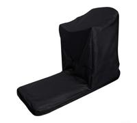 Housse de tapis de course pliable avec revêtement argenté avec fermeture éclair pour accès et ourlet élastique pour machine à courir, protection contre la poussière à la maison, salle de sport, garage