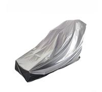 Housse de tapis de course résistante à l'eau en tissu Oxford 210D pour intérieur et extérieur - Protège la machine de course de la pluie, de la poussière et de la lumière du soleil - Noir/argenté