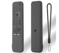 Housse de télécommande Compatible avec Sony RMF-TX810U/RMF-TX811U/RMF-TX910U, Housse de Protection pour télécommande TV, étui Antichoc en Silicone, dragonne (étui Uniquement) (Gris foncé)