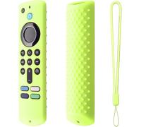 Housse De Télécommande En Silicone Avec Lanière En Silicone Antidérapant Pour Fire Tv Stick Vert