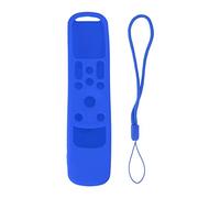 Housse de télécommande en Silicone, étui de Protection Antichoc, Lavable, respectueux de la Peau, pour télécommande TV MR21GA Mr 21GC avec lanière (Bleu)