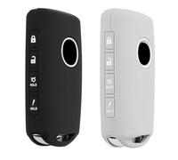 Housse de télécommande en Silicone Pack 2 Compatible avec 3 6 CX-5 CX-50 CX-30 CX-9 2020-2022 Étui clé Voiture Caoutchouc Souple à 4 Boutons Protection -Choc