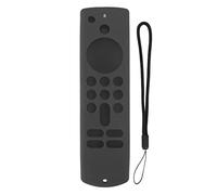 Housse de télécommande pour FireTV Stick, étui de Protection en Silicone antidérapant et résistant aux Chocs avec lanière de même Couleur 3ème génération (Ensemble Gris)