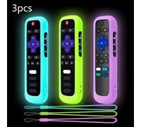 Housse de télécommande Silcone pour Roku TV Express 4K + HD, bâton de Streaming 4K Premiere Soundbar Streambar LE SE, 3 pièces-Autre