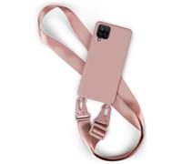 Housse de téléphone portable avec bande pour Samsung Galaxy A12 chaîne de tél...