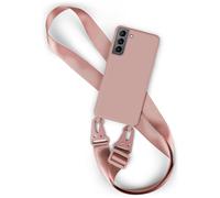 Housse de téléphone portable avec bande pour Samsung Galaxy S21 chaîne de tél...