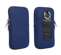 Housse de téléphone portable en néoprène avec fermeture éclair et clip ceinture pour iPhone Air, 17 16 Pro 11 Pro Max, Samsung Galaxy S5 Edge S25+ S24+ S23 FE S22+ S21 FE S20 FE A54 Google Pixel 9a 6