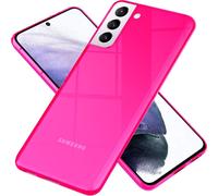 Housse de téléphone portable NALIA Neon pour Samsung Galaxy S21+, étui silicone transparent rose