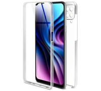 Housse de téléphone portable pour Samsung Galaxy A12 transparente 360...
