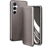 ONEFLOW Étui de protection à rabat pour Samsung Galaxy A56 5G avec fonction support - En cuir synthétique fin - Avec compartiment pour cartes - Étui de protection à 360 ° - Taupe