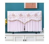 Housse De Télévision Anti-Poussière Housse de protection anti-poussière for capot télévision, serviette suspendue for la maison, couverture universelle for , housse for détachable(Pink,32 inches)