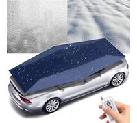 Housse de tente de voiture universelle entièrement automatique - Portable et pliable - Avec batterie amovible - Pare-soleil mobile pour la protection automatique - 4,6 m x 2 m - Résistant aux