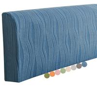 Housse de Tete de Lit Anti-poussière Elastiqu, Housse Tete de Lit Extensible Queen Size et King Size, Moderne Housse de Protection Tête de Lit Déhoussable et Lavable(Sky Blue,220(210-230cm))