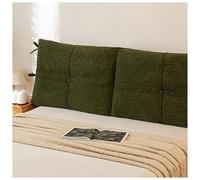 Housse De Tête De Lit avec Coussin De Remplissage ， Lit Double Simple, Tête De Lit Universelle Résistante À L'humidité, Housses De Tête De Lit Élastiques Modernes(Dark Green,180cm)