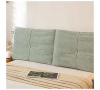 Housse De Tête De Lit avec Coussin De Remplissage ， Lit Double Simple, Tête De Lit Universelle Résistante À L'humidité, Housses De Tête De Lit Élastiques Modernes(Light Green,150cm)