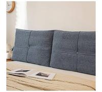 Housse De Tête De Lit avec Coussin De Remplissage ， Lit Double Simple, Tête De Lit Universelle Résistante À L'humidité, Housses De Tête De Lit Élastiques Modernes(Gray,90cm)