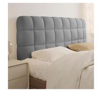Housse De Tête De Lit Élastique Anti-poussière, Protection De Cadre De Lit Réutilisable for Chambres Et Locations Modernes, Tissu Matelassé avec Ajustement Extensible Latéral.(Gray,150cm*65cm)