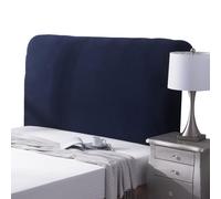 Housse de tête de lit élastique for lit rembourré/bois/cuir Housse de tête de lit for lit simple ou double Housse de tête de lit rectangulaire/légèrement arrondie Protection de lit(Blu1,180-200cm)