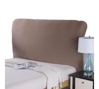 Housse de tête de lit élastique for lit rembourré/bois/cuir Housse de tête de lit for lit simple ou double Housse de tête de lit rectangulaire/légèrement arrondie Protection de lit(Marrone1,150-170cm)