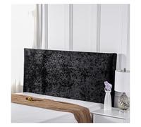 Housse De Tête De Lit Élastique Universelle, Anti-poussière, Extensible, for Chambres, Chambres d'amis Et Appartements, Tissu Polyester Lavable, Confort Toute Saison(Black,120cm)
