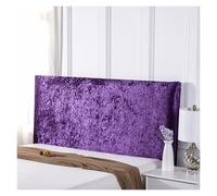 Housse De Tête De Lit Élastique Universelle, Anti-poussière, Extensible, for Chambres, Chambres d'amis Et Appartements, Tissu Polyester Lavable, Confort Toute Saison(Purple,210cm)