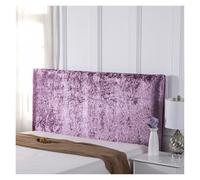 Housse De Tête De Lit Élastique Universelle, Anti-poussière, Extensible, for Chambres, Chambres d'amis Et Appartements, Tissu Polyester Lavable, Confort Toute Saison(Light Purple,180cm)